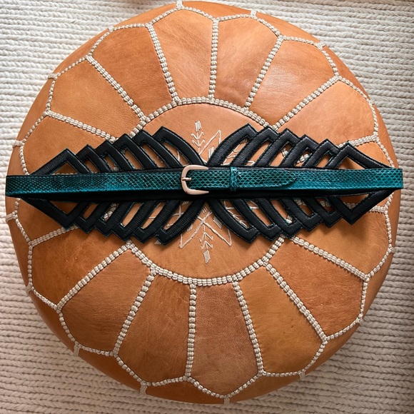 JLYNCH cut out natural snake skin belt - Picture 3 of 5